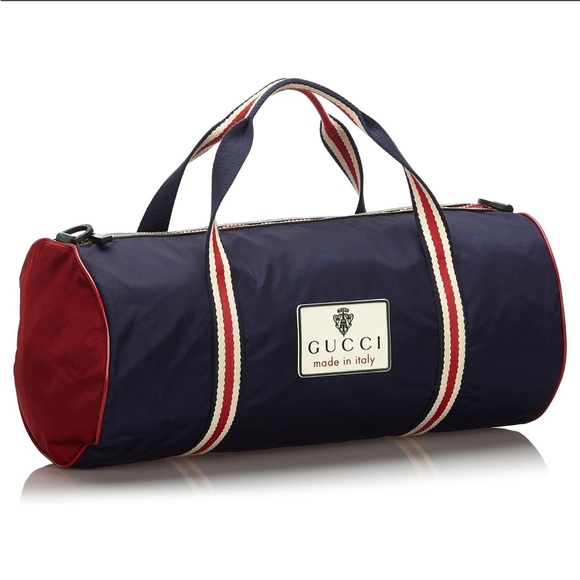 Gucci Blue Nylon Duffel Bag Multiple colors - Picture 1 of 11